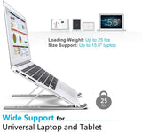 X Style Aluminum Adjustable Foldable Laptop Stand