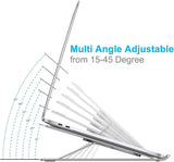 X Style Aluminum Adjustable Foldable Laptop Stand