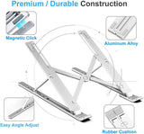 X Style Aluminum Adjustable Foldable Laptop Stand