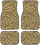 Aztec Tribal Pattern Rubber Car Floor Mats All-Weather Anti-Slip Heavy Dust Durable Foot Carpets Cushion Cars Accessories - Pack of 4 Piece