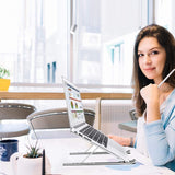 X Style Aluminum Adjustable Foldable Laptop Stand