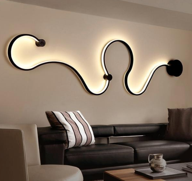 Simple creative Nordic design wall lamp decoration