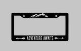 Adventure Awaits , License Plate Frame , Car License Plate , Personalized License Plate Custom Frame Holder