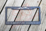 Adventure Awaits , License Plate Frame , Car License Plate , Personalized License Plate Custom Frame Holder