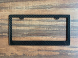 Carbon Fiber License Plate Frame in GLOSS finish