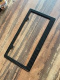 Carbon Fiber License Plate Frame in GLOSS finish