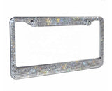 Bling License Plate Frame , Luxury Glam Frame with Sparkle, Bedazzled with Rhinestones
