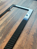 Carbon Fiber License Plate Frame in GLOSS finish