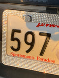 Bling License Plate Frame , Luxury Glam Frame with Sparkle, Bedazzled with Rhinestones