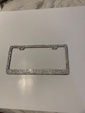 Swarovski Crystal license plate frame cover