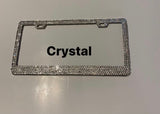 Swarovski Crystal license plate frame cover