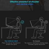 X Style Aluminum Adjustable Foldable Laptop Stand