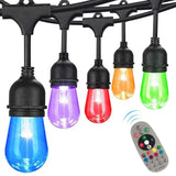 15M  Christmas garlands S14 LED String Light E27 LED Retro Edison Filament Bulb