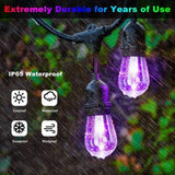 15M  Christmas garlands S14 LED String Light E27 LED Retro Edison Filament Bulb