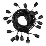15M  Christmas garlands S14 LED String Light E27 LED Retro Edison Filament Bulb