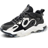 RASFAB 114 Genuine Leather Breathable Platform Mixed Colors Men Sneakers