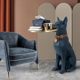 Modern Creative Luxury Floor Ornaments Big Dog Living Room Tea Table