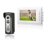 HD 7`` TFT Color Video door phone Intercom Doorbell System Kit IR Camera