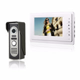 HD 7`` TFT Color Video door phone Intercom Doorbell System Kit IR Camera