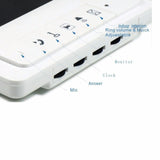 HD 7`` TFT Color Video door phone Intercom Doorbell System Kit IR Camera