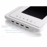 HD 7`` TFT Color Video door phone Intercom Doorbell System Kit IR Camera