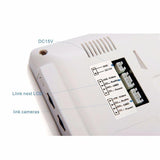 HD 7`` TFT Color Video door phone Intercom Doorbell System Kit IR Camera