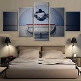 5 Panel Ice Hockey Canvas Art HD Printed Wall Painting