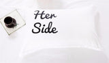 Black&white Her Side His Side bedding sets
