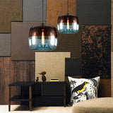 Modern Nordic colorful hanging Glass Pendant Lamp Fixtures E27 LED Lights