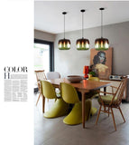 Modern Nordic colorful hanging Glass Pendant Lamp Fixtures E27 LED Lights