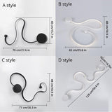 Simple creative Nordic design wall lamp decoration